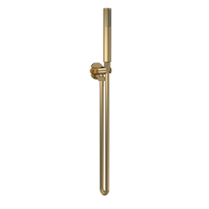 Arvan Brushed Brass Round Showers