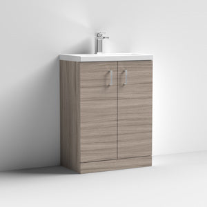 Arno 500/600mm 2 Door Floor Standing Basin Cabinet. Various Colours