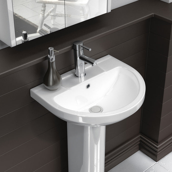 Harmony 500mm Basin & Semi Pedestal