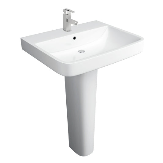 Sicily 550mm 1th Basin & Pedestal