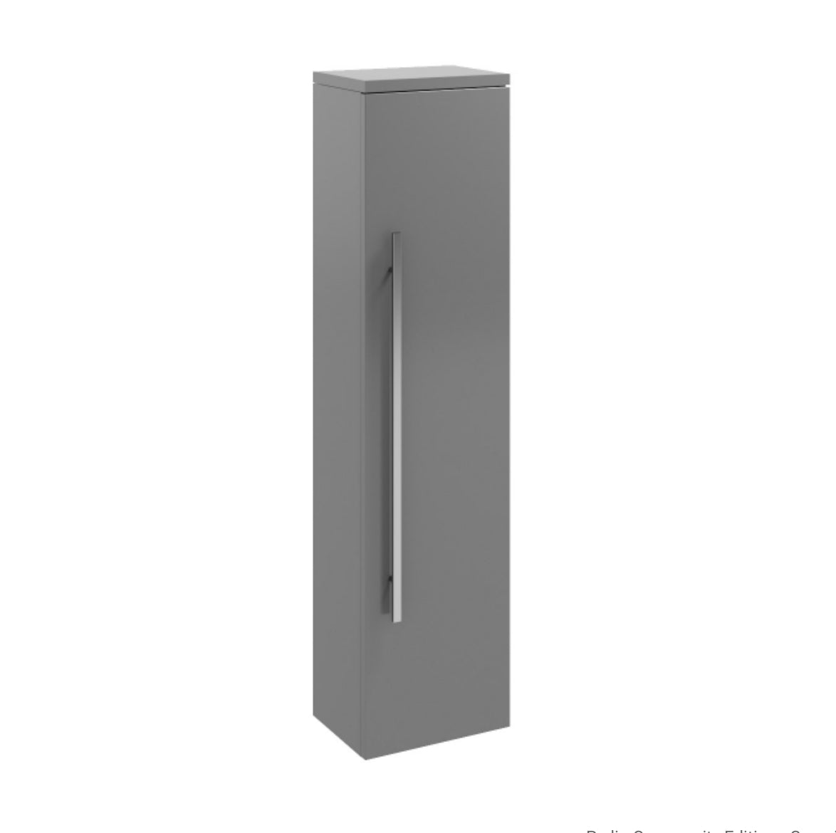 Purity Wall Mounted Side Unit - Gloss Grey