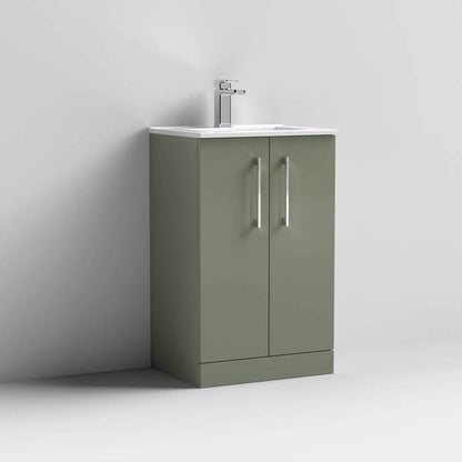 Arno 500/600mm 2 Door Floor Standing Basin Cabinet. Various Colours