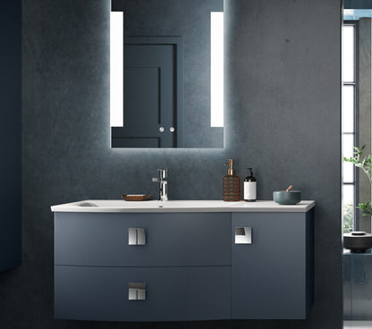 Sarenna 1000mm Wall Hung with Polymarble Basin