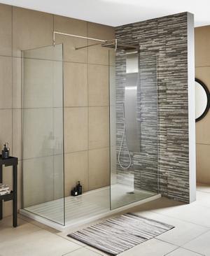 Nuie Chrome Wetroom Screens