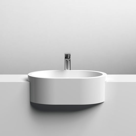 NBV173 semi recessed basin