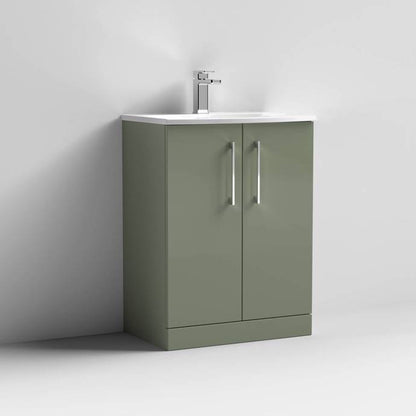 Arno 500/600mm 2 Door Floor Standing Basin Cabinet. Various Colours
