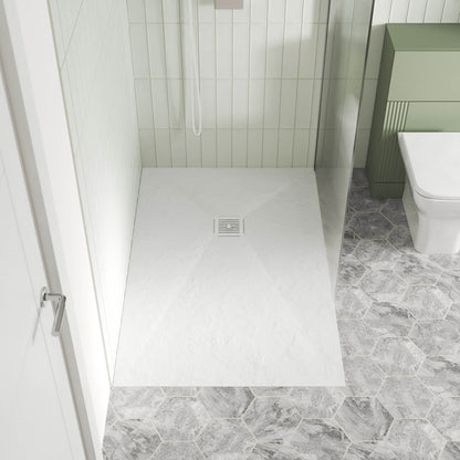 Rectangular Slate Effect Shower Trays