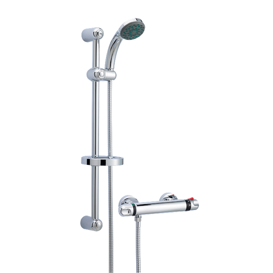 Nuie Dune Bar Shower with Riser Rail