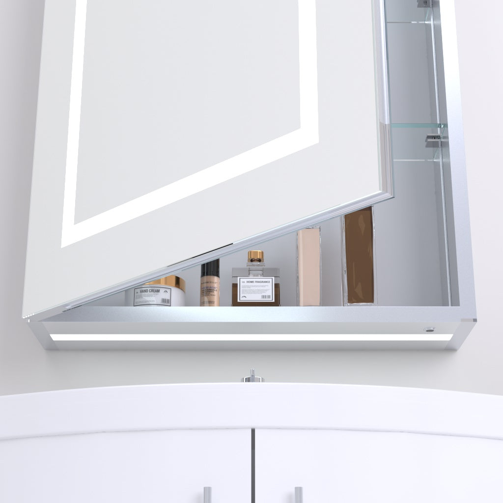 Frame 700x500mm LED Mirror Cabinet