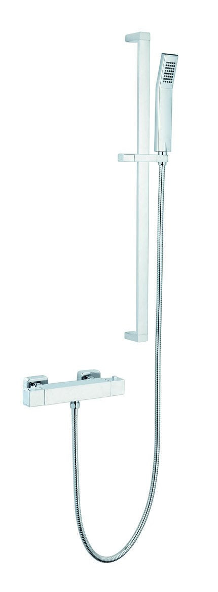 Pure Option 1 Thermostatic Concealed Shower with Adjustable Slide Rail Kit