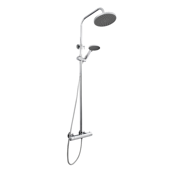 Nuie Thermostatic Bar Showers with Drencher