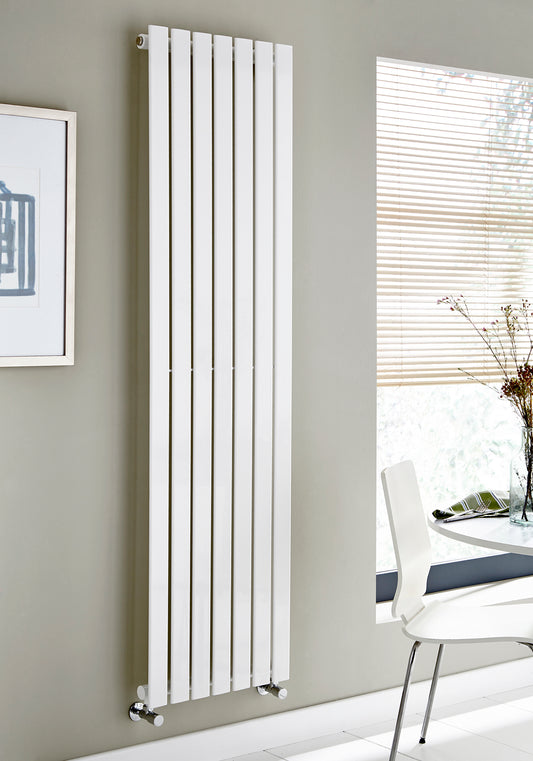 Boston White Vertical Radiator