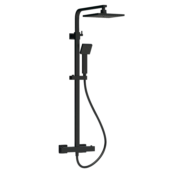 Nuie Thermostatic Bar Showers with Drencher