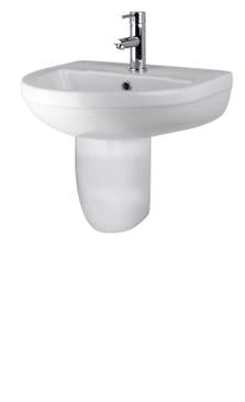 Harmony 500mm Basin & Semi Pedestal