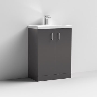 Arno 500/600mm 2 Door Floor Standing Basin Cabinet. Various Colours