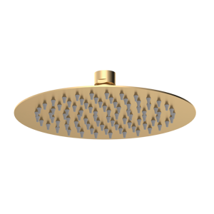 Arvan Brushed Brass Round Showers