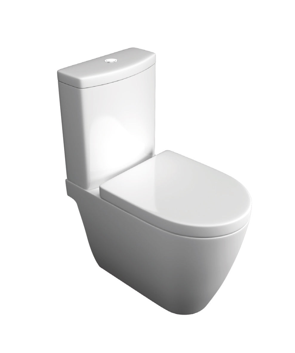 K Vit Genoa Round Pan, Cistern & Seat