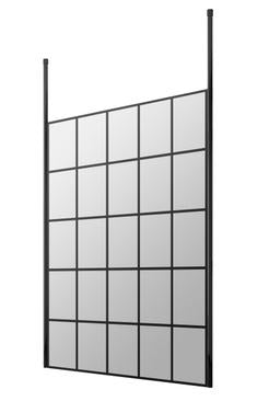 Hudson Reed Black Frame Wetroom Screens