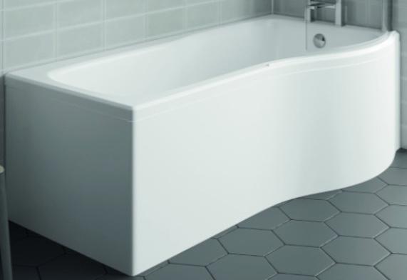 Oblique P Shower Bath Panels