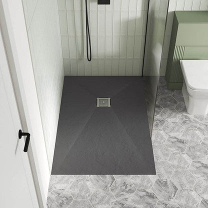 Square Slate Effect Shower Trays