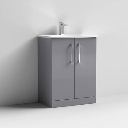 Arno 500/600mm 2 Door Floor Standing Basin Cabinet. Various Colours