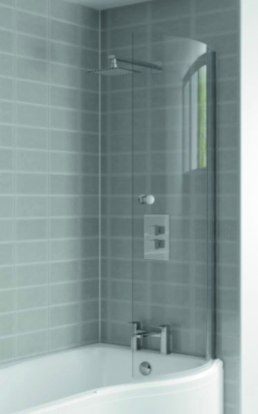 Oblique P Shower Bath Screen