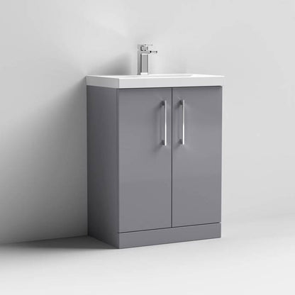 Arno 500/600mm 2 Door Floor Standing Basin Cabinet. Various Colours