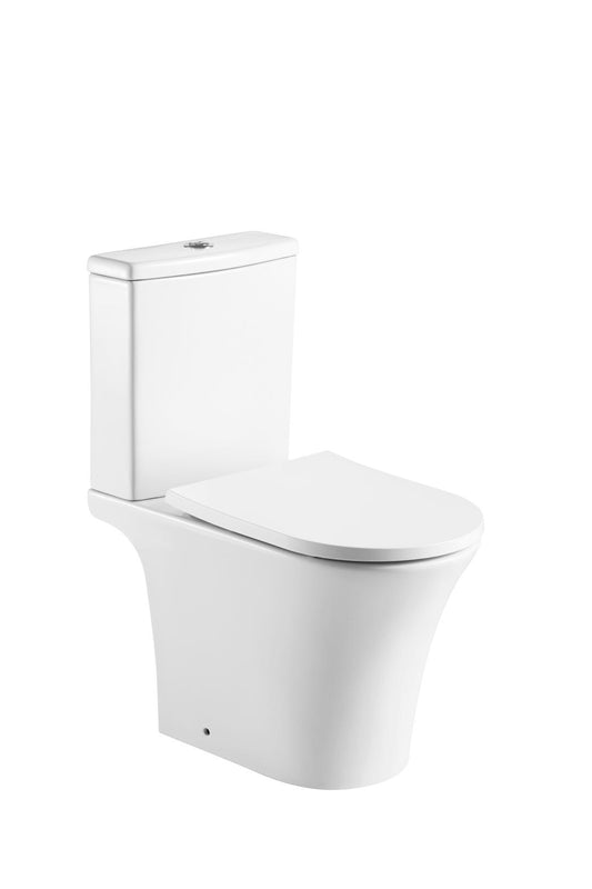 Kameo Rimless WC Pan, Cistern and Soft Close Seat