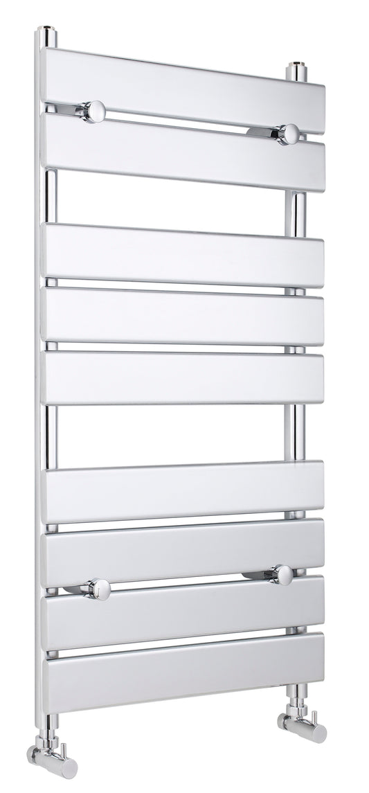 PIAZZA HEATED TOWEL RAILS 9 BAR H950 x W500mm