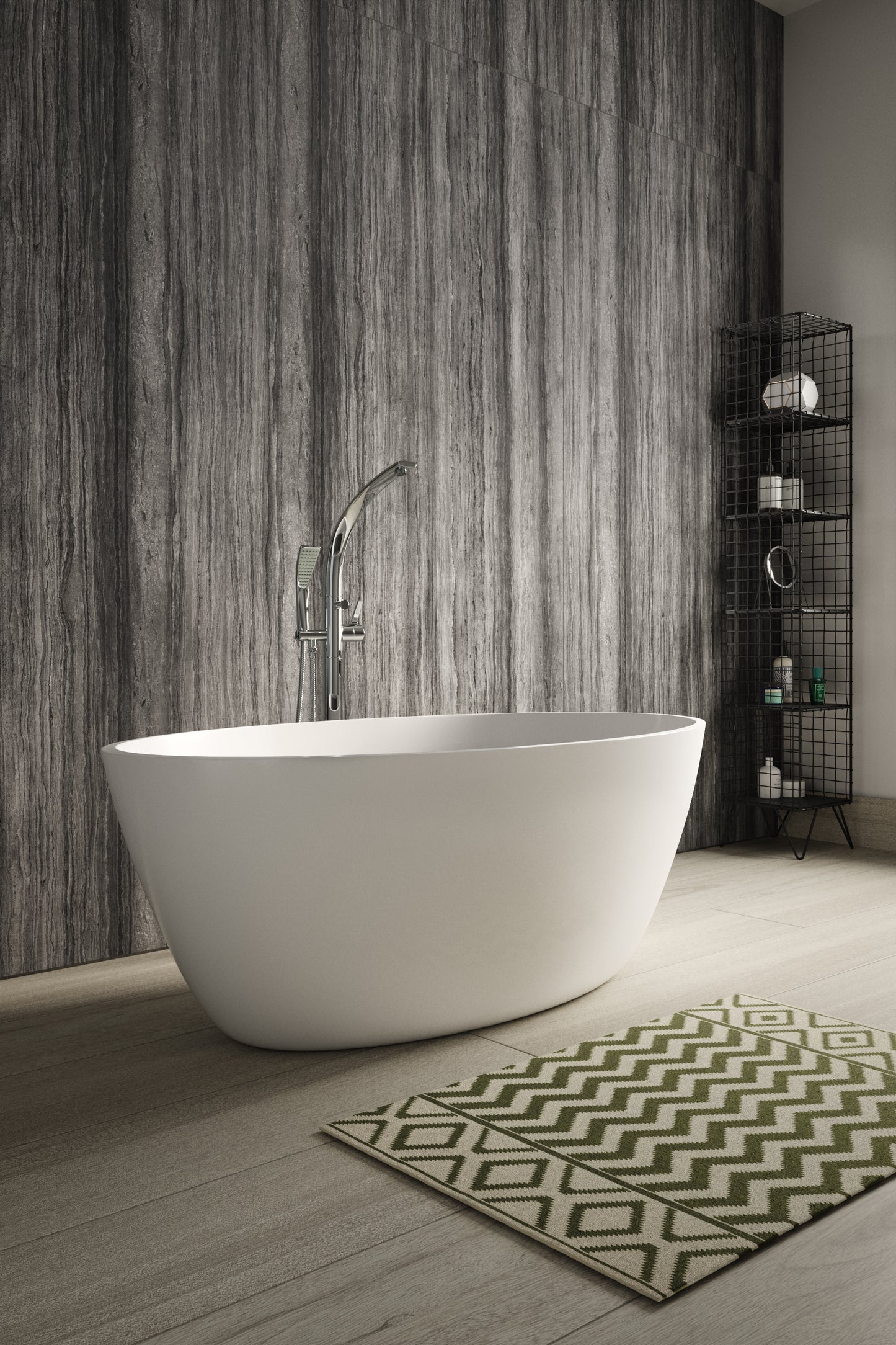 CONTEMPORARY ROUND FREESTANDING BATH
