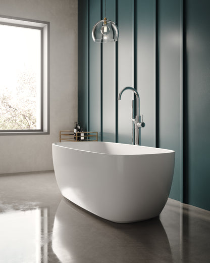 CONTEMPORARY SQUARE FREESTANDING BATH